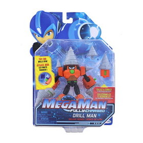 Jakks Pacific JKP-81511-2L-C Mega Man Fully Charged 7 Inch Action Figure | Deluxe Drill Man