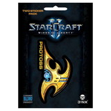 Jinx StarCraft II: Wings of Liberty Multi-size Sticker 2-Pack: Protoss, Yellow