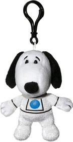 JINX JNX-15184-C Snoopy in Space 4 Inch Plush Clip | Snoopy in White Astronaut Suit