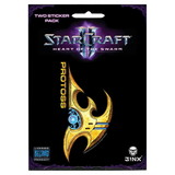 Jinx StarCraft II: Heart of the Swarm Multi-size Sticker 2-Pack: Protoss, Yellow