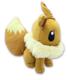 Pokemon 7 Inch Stuffed Character Plush, Eevee