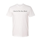 Jakprints Black-ish Nerd Is The New Black Adult White T-Shirt