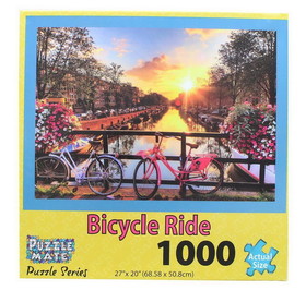 JPW JPW-80800-BIC-C Bicycle Ride 1000 Piece Jigsaw Puzzle