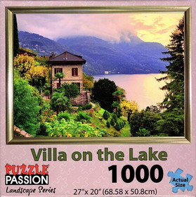 JPW JPW-80801_8240-C Villa On Lake 1000 Piece Landscape Jigsaw Puzzle