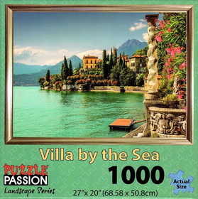 JPW JPW-80801_8288-C Villa Sea 1000 Piece Landscape Jigsaw Puzzle