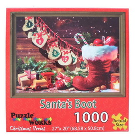 JPW JPW-80802BOO-C Santas Boot 1000 Piece Jigsaw Puzzle