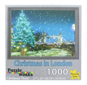JPW JPW-80802LON-C Christmas In London 1000 Piece Jigsaw Puzzle