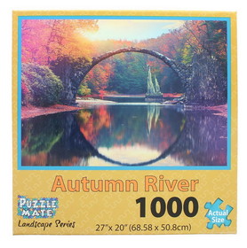 JPW JPW-80803-ATMN-C Autumn River 1000 Piece Jigsaw Puzzle