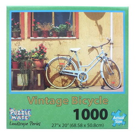JPW JPW-80803-VIN-C Vintage Bicycle 1000 Piece Jigsaw Puzzle