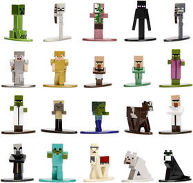 Minecraft Nano Metalfigs 20 Pack Wave 1, 1.65 Inch Die-Cast Metal Figures
