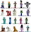 Jada Toys JTY-30770-C Minecraft Nano Metalfigs 20 Pack Wave 2, 1.65 Inch Die-Cast Metal Figures