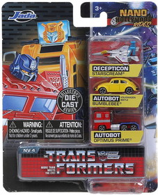 Jada Toys JTY-31761-C Transformers Nano Hollywood Rides 3-Pack | Set B