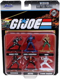 Jada Toys JTY-31773-10-C G.I. Joe Nano Metalfigs 6 Pack | 1.65 Inch Die-Cast Metal Figures