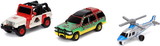 Jada Toys JTY-31955-C Jurassic Park Nano Hollywood Rides 3-Pack