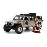 Jada Toys JTY-33363-C Mavel 1:32 Colossus 2020 Jeep Gladiator Diecast Car and Figure