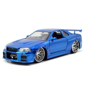 Jada Toys Fast & Furious 1:24 Die-Cast Vehicle: Nissan GT-R (R34)