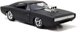Jada Toys JTY-97174-C Fast & Furious Dom's Matte Black 1970 Dodge Charger R/T 1:24 Die Cast Vehicle
