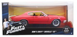 Jada Toys Fast & Furious 1:24 Diecast Vehicle: Dom's Chevy Chevelle SS, Red