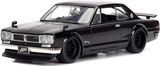 Jada Toys JTY-99686-C Fast & Furious Brian's Black Nissan Skyline 2000 GT-R 1:24 Die Cast Vehicle