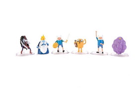Zoofy International JZW-14273-C Adventure Time Deluxe 6 Pack 2" Action Figure Set