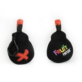 Jazwares, Inc. Fruit Ninja 2.5" Mini Plush Backback Clip: Bomb