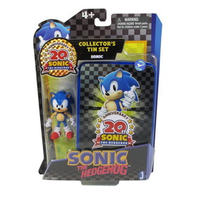 Zoofy International JZW-65751-C Sonic The Hedgehog 20th Anniversary Collector Tin Classic Figure