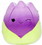 Kellytoy KTY-SQ21-8TLPPU-C Squishmallow 8 Inch Plush | Jackie the Purple Tulip