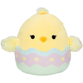 Kellytoy KTY-SQE21-12-B_CHI-C Squishmallow 12 Inch Spring Plush | Aimee the Chick in Easter Egg