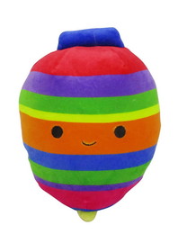 Kellytoy KTY-SQP20-7BCT-C Squishmallow 7 Inch Fiesta Squad Plush | Trompo the Spinning Top