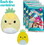 Kellytoy KTY-SQTC-CY-001PN-C Squishmallow Trading Card Collector Tin Series 1 | Maui The Pineapple