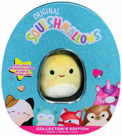 Kellytoy KTY-SQTC-CY-001PN-C Squishmallow Trading Card Collector Tin Series 1 | Maui The Pineapple