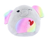 Kellytoy KTY-SQV22-8-C_ELE-C Squishmallow 8 Inch Valentine Plush | Cherish the Elephant