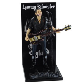 Locoape Motorhead Lemmy Kilmister Deluxe Figure Rickenbacker Guitar Dark Wood