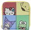 Loungefly LFY-SANWA0941-C Hello Kitty and Friends Color Block Zip Around Wallet
