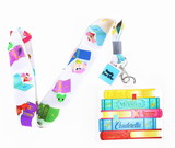 Loungefly LFY-WDL0465-C Disney Princess Books Lanyard with Cardholder and Charm