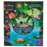 Loungefly LFY-WDPN2769-C Disney The Jungle Book Baloo and Mowgli 3 Inch Collector Enamel Pin