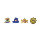 Loungefly LFY-WDPN2830-C Disney Aladdin 30th Anniversary 4 Piece Pin Set