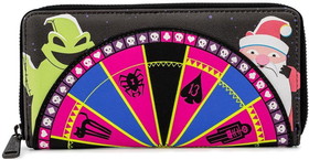 Loungefly LFY-WDWA1713-C Nightmare Before Christmas Oogie Boogie Zip Around Wallet