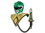 Lineage Studios LIN-S-PR-GR-LP-C Power Rangers Green Ranger Luxory Enamel Icon Pin