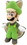 Little Buddy LTB-01312-C Super Mario Bros Flying Squirrel Luigi 9&quot; Plush Doll