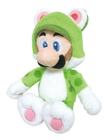 Little Buddy LLC Super Mario Cat Luigi 10" Plush