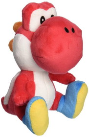 Little Buddy LTB-1389-C Super Mario Bros. 6" Plush: Red Yoshi
