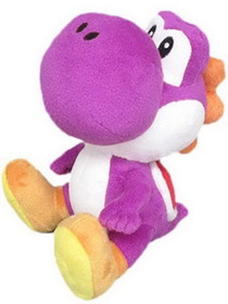 Little Buddy LTB-1391-C Super Mario Bros. 6" Plush: Purple Yoshi