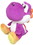 Little Buddy LTB-1391-C Super Mario Bros. 6" Plush: Purple Yoshi