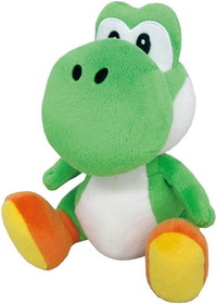 Little Buddy LTB-1416-C Super Mario 8 Inch Green Yoshi Collectible Plush
