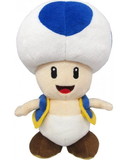 Little Buddy LTB-1588-C Super Mario All Star Collection 8 Inch Plush | Blue Toad