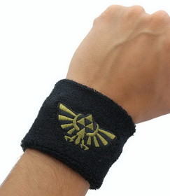 Loot Crate Legend of Zelda Hyrule Logo Terry Cloth Wristband