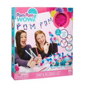 Pom Pom Wow! Snap & Decorate Set