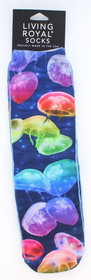Living Royal Jellyfish Photo Print Knee High Socks