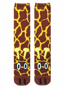 Living Royal Giraffe Photo Print Knee High Socks